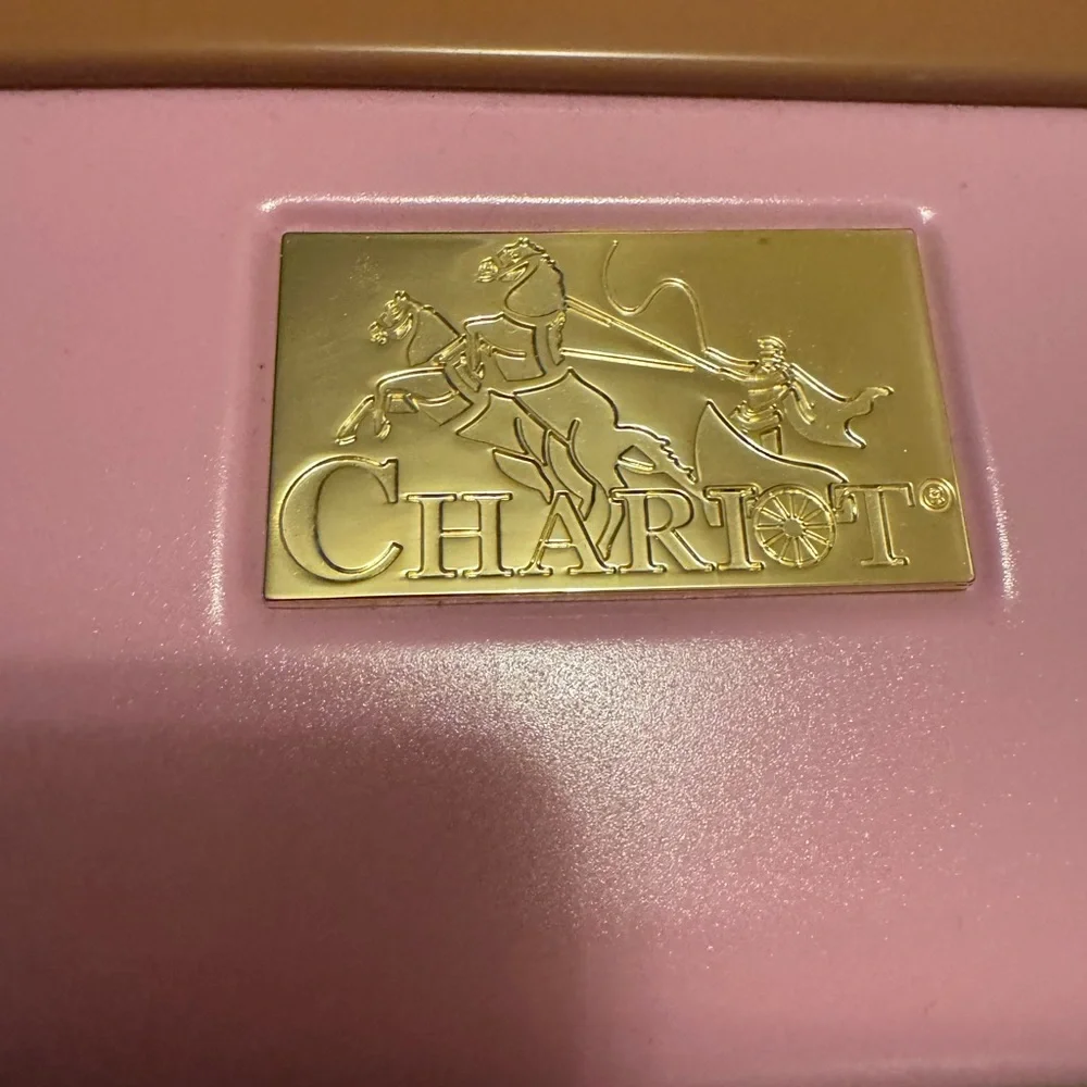 Chariot Gatsby Luggage Pink Carry On Hard Side 2 Piece